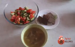 Пісний Суп З Печерицями Та Рисом