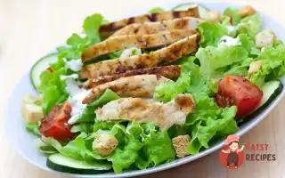 Салат Із Курки Із Сухариками