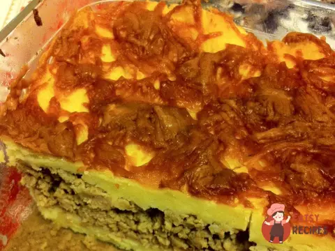 Картопляна запіканка з м'ясним фаршем