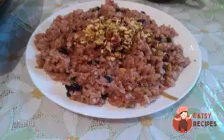 Шафрановий Рис З Фісташками (Мітха Кесарі Бхат)