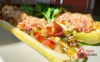 Кабачок Запечений З Овочами, Хамоном Та Сиром
