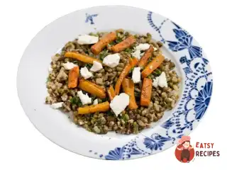 Маш з печеною морквою та сиром фета