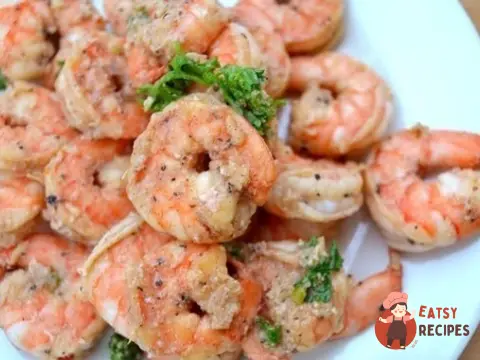 Креветки з часниковим соусом