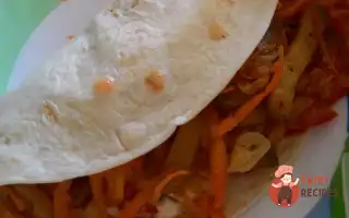 Тортілья З Омлетом Та Овочами