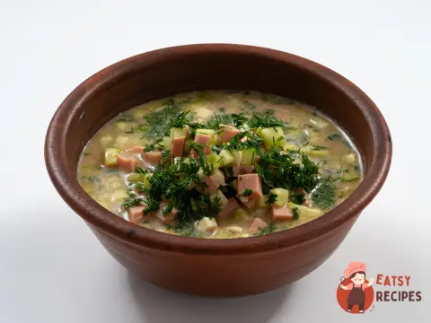 Окрошка з ковбасою