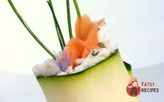 Суші З Цукіні З Лососем Та Кроповим Соусом