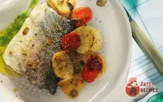 Сибас З Картоплею, Каперсами Та Помідорами