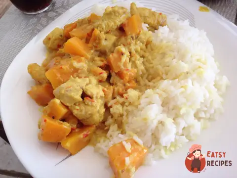 Гарбузовий каррі з куркою