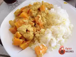 Гарбузовий каррі з куркою