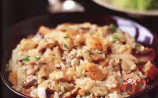 Різотто З Куркою Та Грибами