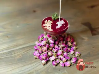 Чорниця смузі з вершками