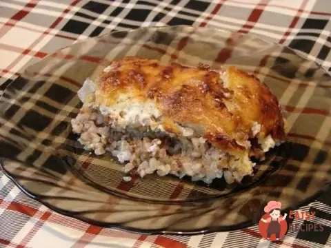 Запіканка з курки та гречки