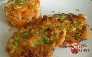 Курячі Оладки З Часником Та Майонезом