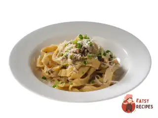 Домашня паста з білими грибами