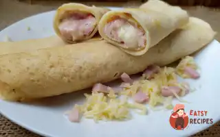 Млинці З Шинкою Та Сиром
