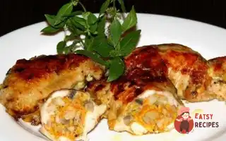 Курині Крильця. Фаршировані Грибами