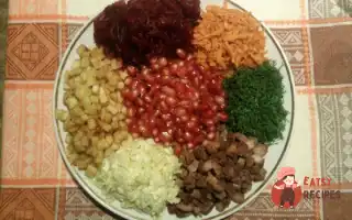 Салат "Калейдоскоп" З М'яСом Та Зернами Гранату