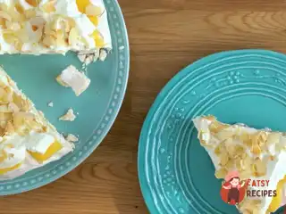 Торт "Павлова" з лимонним курдом