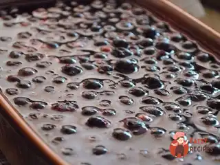 Чізкейк із чорною смородинкою