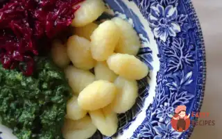 Картопляні Галушки З Соусом Зі Шпинату