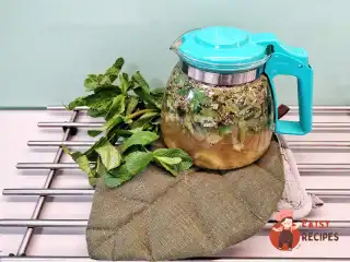 М'ятно-імбирний чай мате
