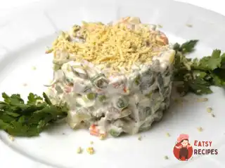 Олів'є з яблуками