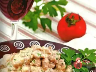 Фрікас з телячих нирок