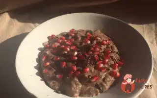 Льняна Каша З Гранатом Та Шоколадною Крихтою