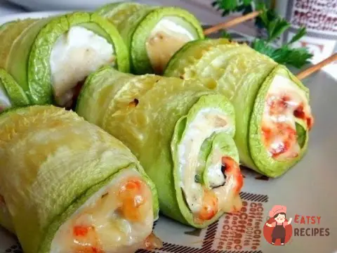 Кабачкові рулетики