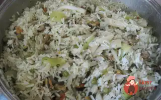 Паелья З Морепродуктами Та Горошком
