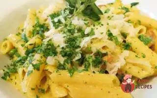 Паста Пенне В Сирному Соусі З Кукурудзою
