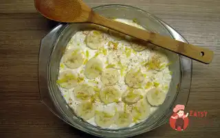 Сирна Запіканка З Бананом Та Родзинками