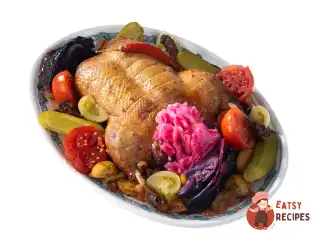 Качка в духовці з апельсинами та медовою глазур'ю