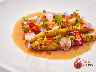 Запечений баклажан з паназіатським соусом