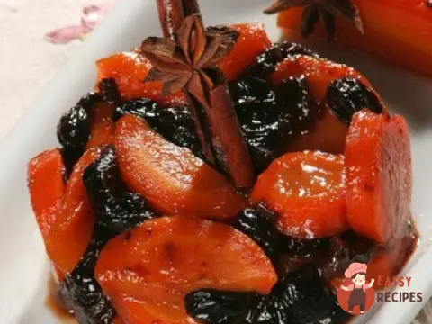 Цимес з морквою та бататом