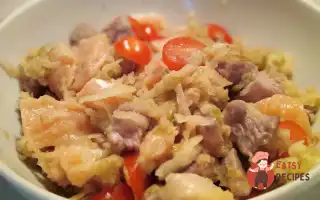 Салат З Індичкою, Сьомгою Та Яблуком