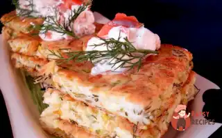 Флан Із Кабачків Із Кремом Із Форелі