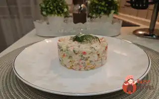 Крабовий Салат З Кукурудзою Та Яйцем