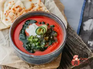 Томатне гаспачо з халапеньо