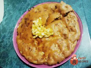 Блонді з бананом та горіхами