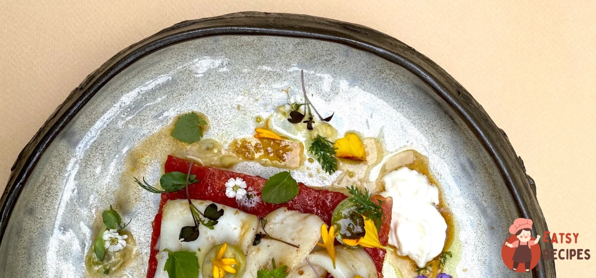 Стейк з кавуна з варенням з аґрусу