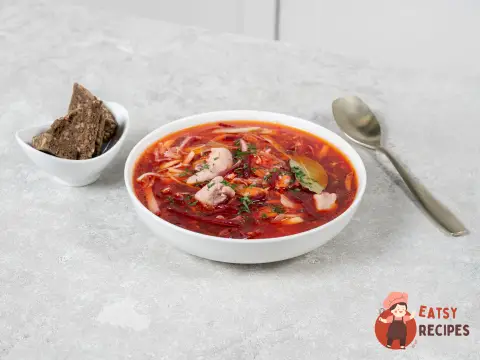 Борщ з куркою