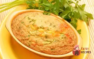 Картопляна Запіканка З Куркою, Грибами Та Зеленим Горошком
