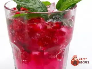 Малиновий коктейль із м'ятою
