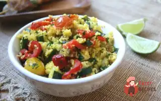 Кускус З Овочами Та Зеленню
