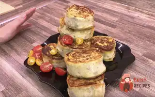Пісний Рулет З Картоплею Та Грибами