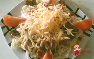 Салат "Цезар" З Куркою На Грилі.