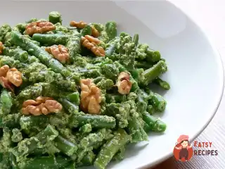 Пхали із зеленої квасолі з горіхами