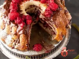 Малиново-шоколадний кекс