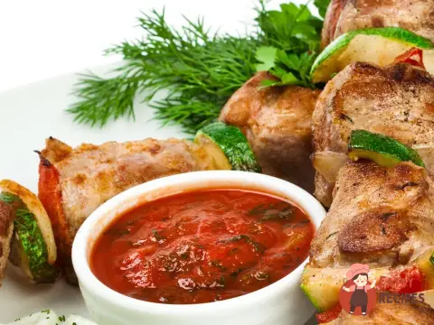 Шашлик на коньяку